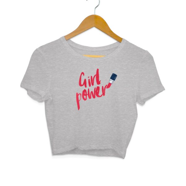 Girl Power Design Crop Top