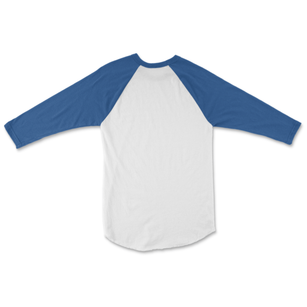 Blue&White Raglan T-Shirt - Image 2