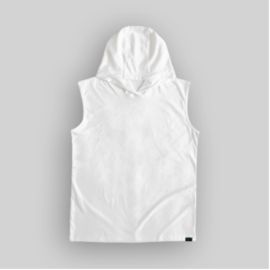 Tricxy White Tank Hoodie